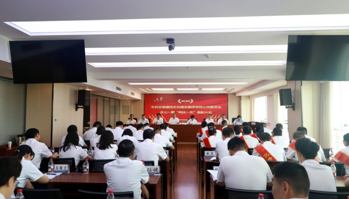 生态公司党委召开2024年度“两优一先”表彰大会